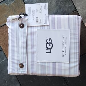UGG Queen Sheet set, superior soft, Orchid/lilac/gray